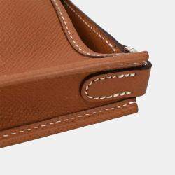 Pre Owned Hermes Cognac Epsom Evelyne TPM Shoulder Bag