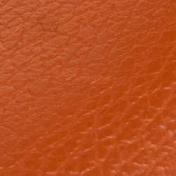 Pre Owned Hermès Orange Evercolor and Swift Leather Silver Finish 24/24 21 Bag 