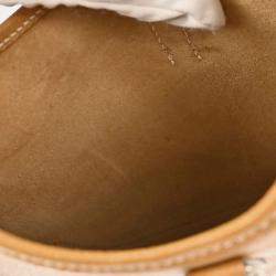 Pre Owned Hermes Natural Sable Chevre Myzore Trim 24 Handbag