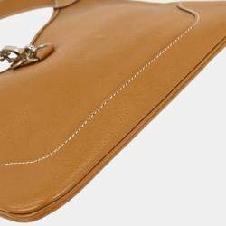 Pre Owned Hermes Natural Sable Chevre Myzore Trim 24 Handbag