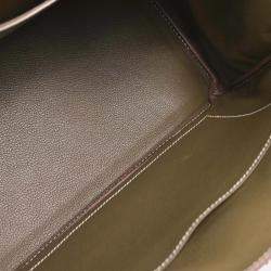 Pre Owned Hermes Birkin 35 Kiwi Epsom Candy Handbag