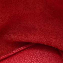 Pre Owned Hermes Picotin Lock MM Touch Rouge Tomate/Rose Eglantine Taurillon Clemence Swift Leather Bag