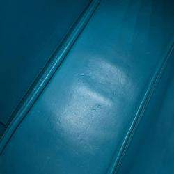 Pre Owned Hermes Bolide 31 Turquoise Chevre Myzore Goatskin Bag