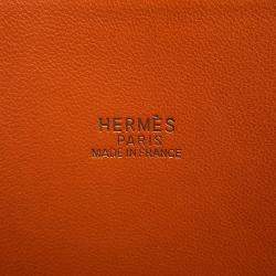 Pre Owned Hermes Bolide 31 Orange Taurillon Clemence Bag