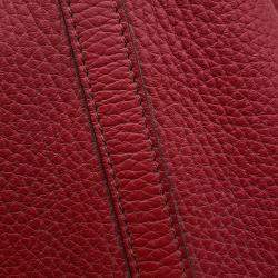 Pre Owned Hermes Picotin Lock Ruby Taurillon Clemence PM