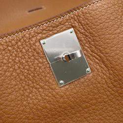 Pre Owned Hermes Jypsiere Gold Taurillon Clemence Size 37