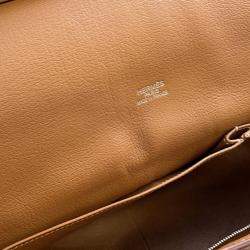 Pre Owned Hermes Jypsiere Gold Taurillon Clemence Size 37