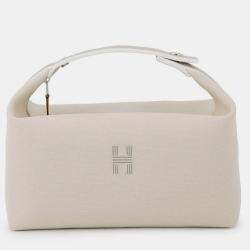 Pre Owned Hermes Bride-a-Brac Beige Canvas GM