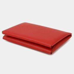 مملوكة مسبقًا Hermes Calvi Duo Rouge Casaque Epsom