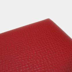 مملوكة مسبقًا Hermes Calvi Duo Rouge Casaque Epsom