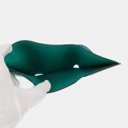 Pre Owned Hermes Bearn Combination Verso Celeste/Vert Jade Epsom