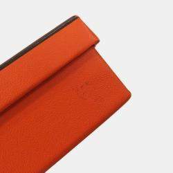 Pre Owned Hermes Bearn Combination Verso Celeste/Vert Jade Epsom