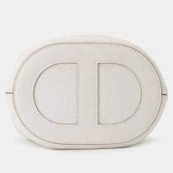 Pre Owned Hermes In The Loop Grease Pail Taurillon Clemence Swift Leather Size PM
