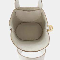 Pre Owned Hermes In The Loop Grease Pail Taurillon Clemence Swift Leather Size PM