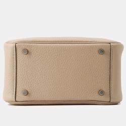 Pre Owned Hermes Lindy Trench/Etoupe Taurillon Clemence Size Mini