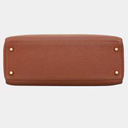 Pre Owned Hermes Kelly 32 Cuivre Leather Bag