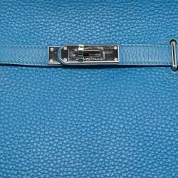 مملوكة مسبقًا حقيبة هيرمس جيبسيير 28 جلد توغو بلو ميكونونوس إكسسوار مطلي بلاديوم