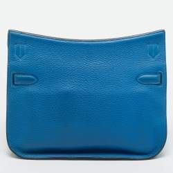 مملوكة مسبقًا حقيبة هيرمس جيبسيير 28 جلد توغو بلو ميكونونوس إكسسوار مطلي بلاديوم