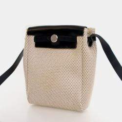 Pre Owned Hermes Noir Toile Herbag TPM