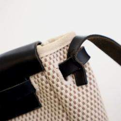 Pre Owned Hermes Noir Toile Herbag TPM