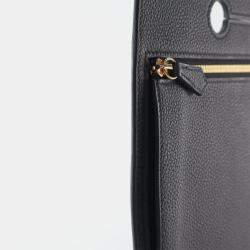 Pre Owned Hermes Birkin Noir Togo Backpocket Pouch 21