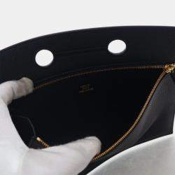 Pre Owned Hermes Birkin Noir Togo Backpocket Pouch 21
