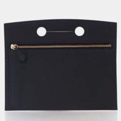 Pre Owned Hermes Birkin Noir Togo Backpocket Pouch 21