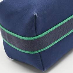 Pre Owned Hermes Marine Canvas Large Bride-a-Brac Pouch