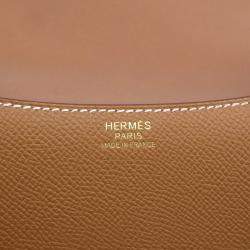 Pre Owned Hermes Constance Size 24 Miroir Gold Epsom Bag