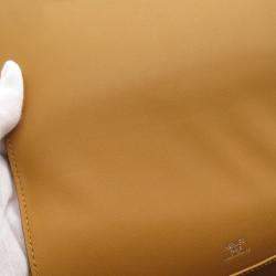 Pre Owned Hermes Geta Camel Chevre Myzore Goatskin Bag