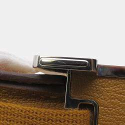 Pre Owned Hermes Geta Camel Chevre Myzore Goatskin Bag