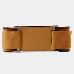 Pre Owned Hermes Geta Camel Chevre Myzore Goatskin Bag