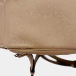مملوكة مسبقًا Hermes Kelly Jump Beige Marfa Swift Leather