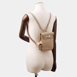 مملوكة مسبقًا Hermes Kelly Jump Beige Marfa Swift Leather