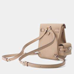 مملوكة مسبقًا Hermes Kelly Jump Beige Marfa Swift Leather