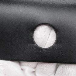 Pre Owned Hermes Herbag Zip Size PM Pegasus Pop Black/Blue Indigo/Ecru Toile H Vache Hunter Leather 