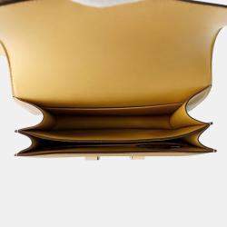 Pre Owned Hermes Constance3 Miroir Size Mini Dore Chevre Shamqila Bag