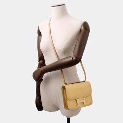 Pre Owned Hermes Constance3 Miroir Size Mini Dore Chevre Shamqila Bag