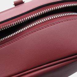 Pre Owned Hermes Plume Size 32 Rouge H Swift Leather Bag