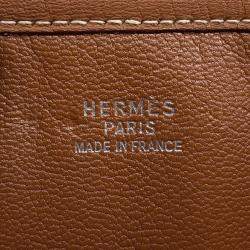 Pre Owned Hermes Christine Cognac Taurillon Clemence Bag