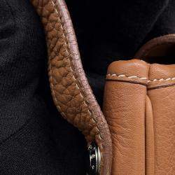 Pre Owned Hermes Christine Cognac Taurillon Clemence Bag