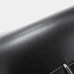 Pre Owned Hermes Herbag Zip  Size Mini Ecru/Black Toile Military Vache Hunter Leather Bag   