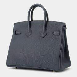 Pre Owned Hermes Birkin Grimist Togo Leather Size 25