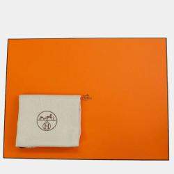 Pre Owned Hermes Etrivieres Shopping Beige Marfa/Black Towargoelan Vache Hunter Leather