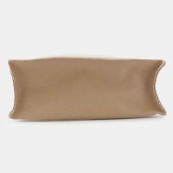 Pre Owned Hermes Etrivieres Shopping Beige Marfa/Black Towargoelan Vache Hunter Leather