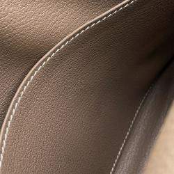 Pre Owned Hermes Kelly Retourne Etoupe Togo Leather 25