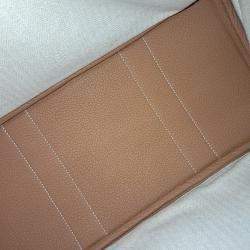 Pre Owned Hermes Garden Party 36 Brown Leather Bag