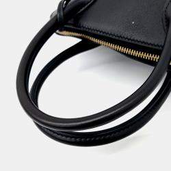 Pre Owned Hermes Bolide Secret Black Leather Bag