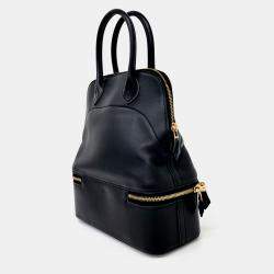 Pre Owned Hermes Bolide Secret Black Leather Bag