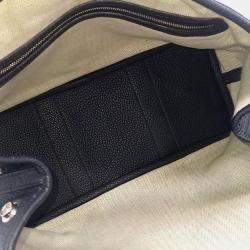 Pre Owned حقيبة هيرمس جاردن بارتي 30 جلد أسود